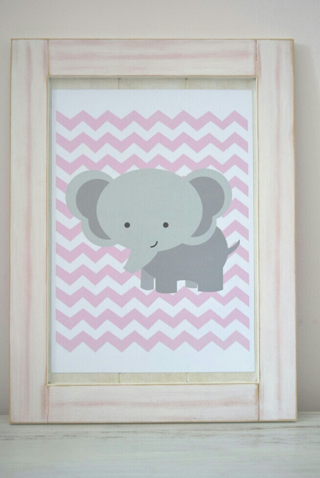 Elefante Rosa y gris