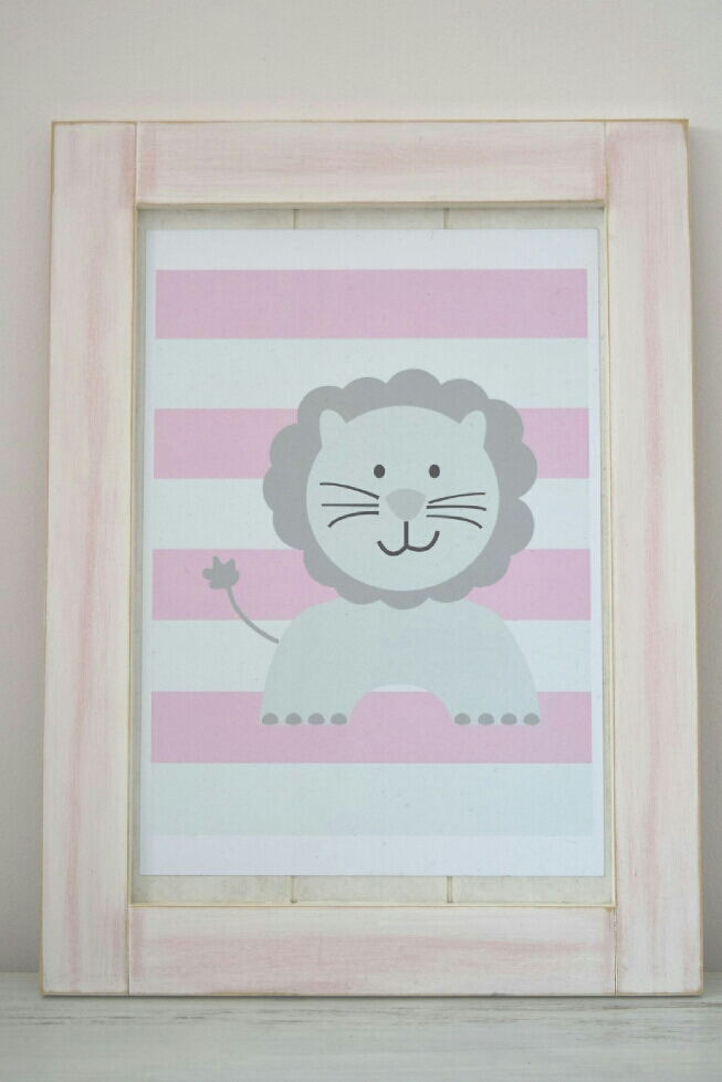 Leon Rosa y gris