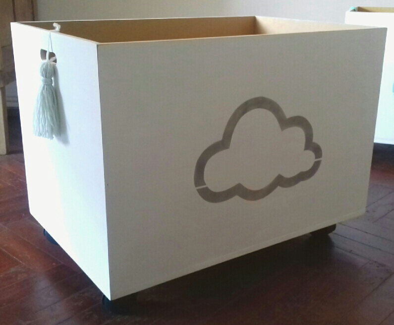Juguetero Nube gris