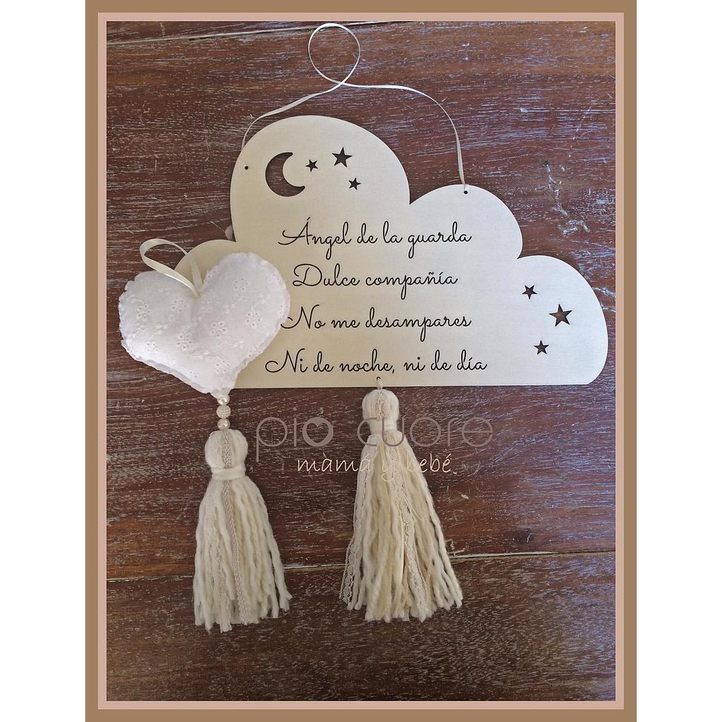 Conjunto Nube madera y colgante