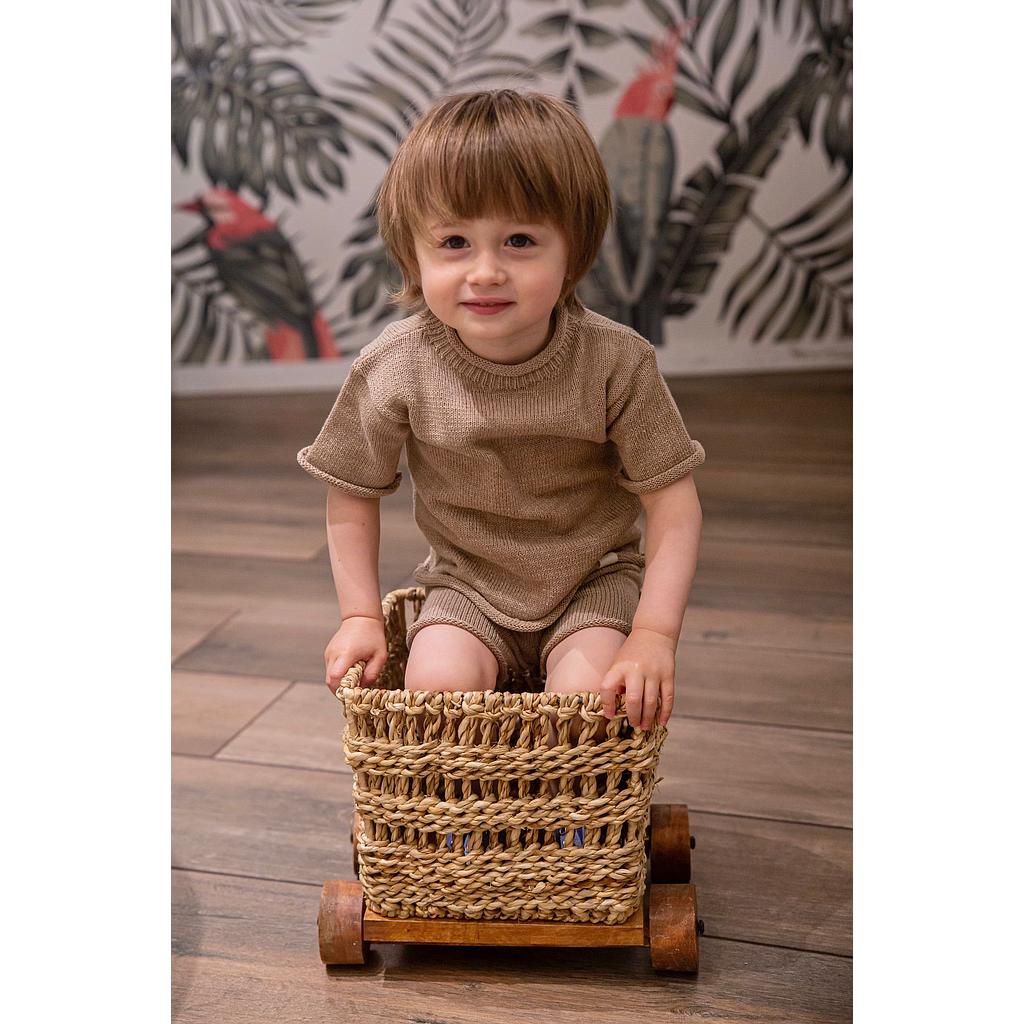 Buzo marron niño on sale
