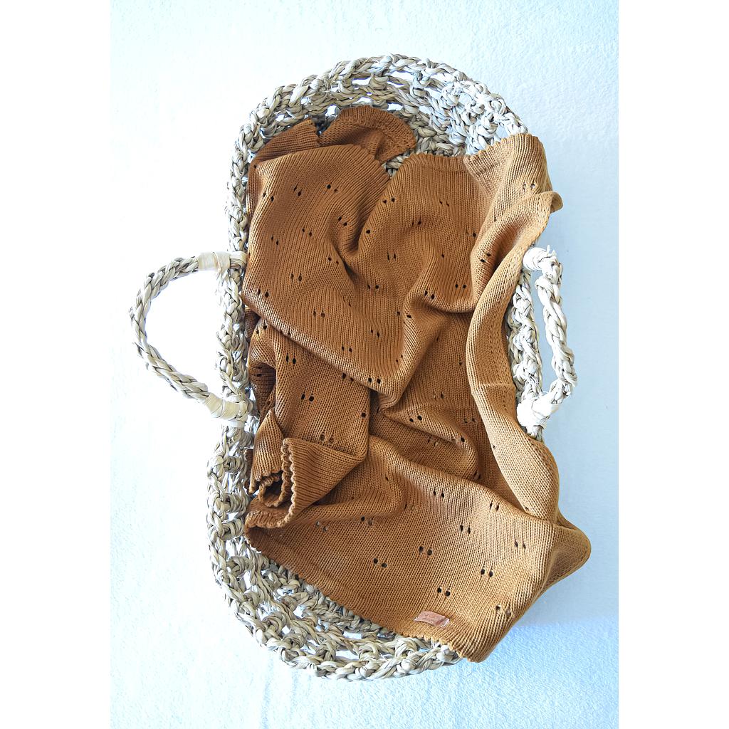 Rebozo dralon "BARI" color chocolate 