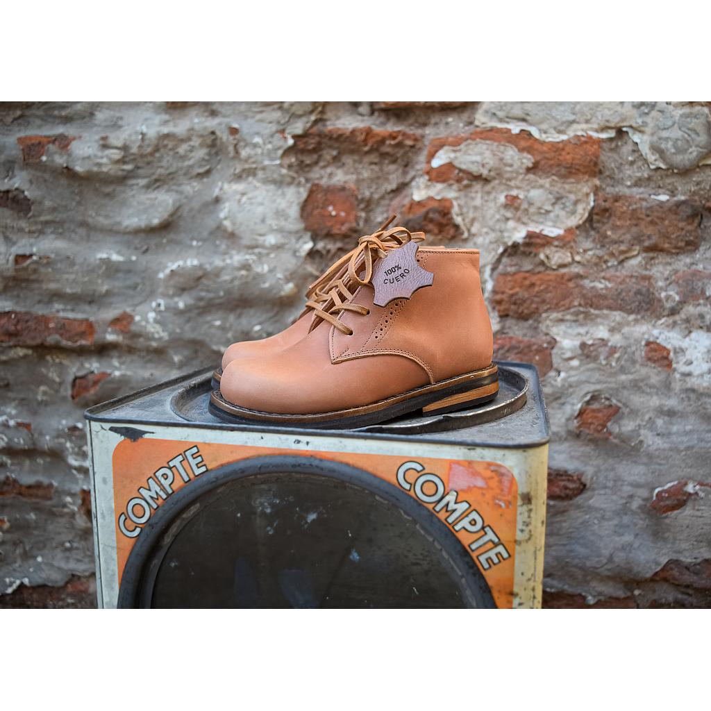 Botines de cuero Brown. Talles 19 a 27